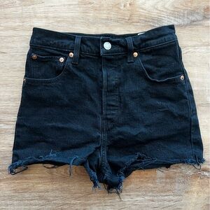 Levi’s ribcage short size 25, black